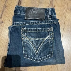 AR Men's Relaxed Denim Jeans in Indigo
